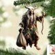 thumbnail image 3 of Adorno navideño legendario | Decoración navideña caprichosa | Adorno festivo colgante duradero | Perfecto para árboles de Navidad, fiestas y regalos | Decoración de temporada para toda la familia, 3 of 5