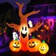 thumbnail image 1 of Yexmas 8FT Halloween Inflatables Árbol Muerto, Decoraciones de Halloween para Exteriores con Luces LED Integradas, Decoraciones Inflables de Halloween para el Patio con Calabaza, Ghost y Búho, 1 of 11