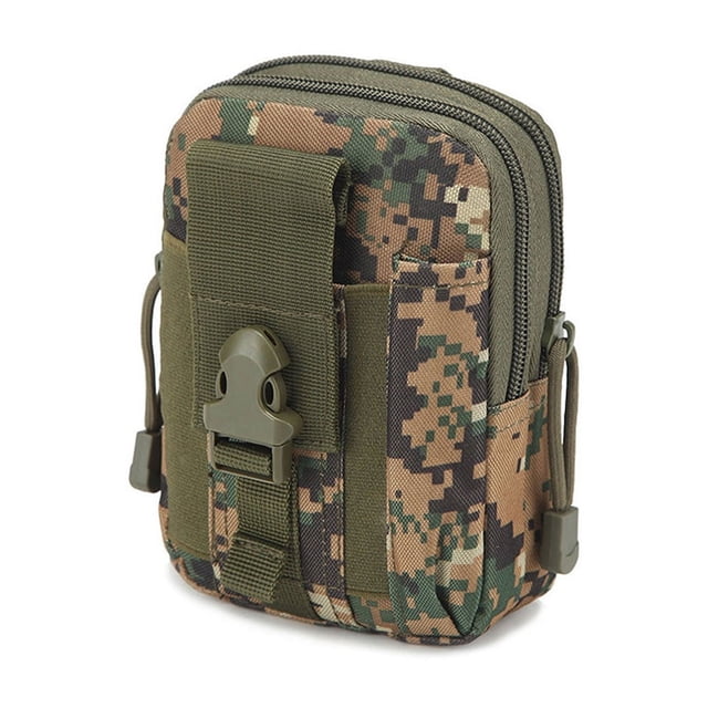Riñonera táctica MOLLE | Bolsa para teléfono de 15 cm | Nailon 800D resistente al agua | Cremallera de grado militar y hebilla ajustable | Accesorio para deportes y equipo al aire libre