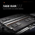 thumbnail image 4 of Laptop Gamer Thunderobot 911T Intel Core I7 13620H RTX 3050 15.6'' FHD 165Hz 16GB RAM 512GB SSD Negro, 4 of 7