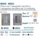 thumbnail image 2 of Placa Apagador de Pared Inoxium1A1EOxford 2Pzas Apagador/Apagador Escalera 125-250VCA 10A 50/60Hz Plateado/Oxford Acero, 2 of 4