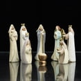 thumbnail image 4 of Juego de 8 adornos para pesebre | Adornos religiosos para pesebre navideño | Figuras de resina para pesebre | Adornos del nacimiento de Jesús, 4 of 5