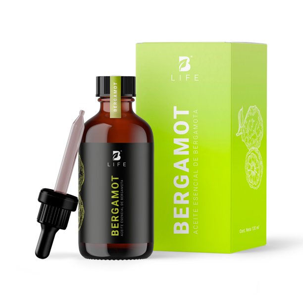 Aceite Esencial De Bergamota | 120 ml | Ingredientes Puros y Naturales | Bergamot Essential Oil | B Life.