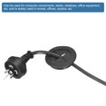thumbnail image 4 of Uxcell 2 Pack Cable Cord Grommet, 1-3/16 Inch Desk Grommet Flexible Rubber Grommets, Black, 4 of 7