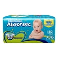 thumbnail image 1 of Pañales Kleenbebé Absorsec etapa 6 talla extra jumbo unisex 80 piezas, 1 of 4