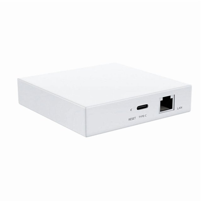 Tuya Zigbee Gateway Home Bridge Hub APP Control por Voz Soporta Conexión de 128 Dispositivos