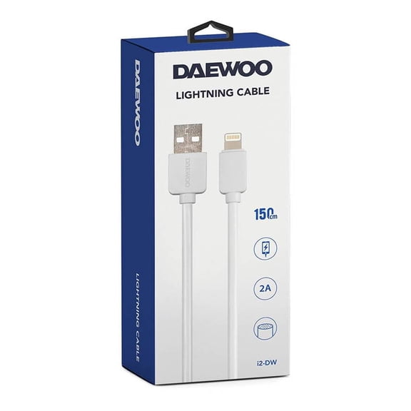 Cable de Carga Daewoo i2-DW Blanco