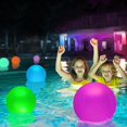 Gas Emitting Light Bulb LED Light RGB Color Changing Floating Pool ...