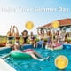 thumbnail image 4 of Pelotas de Playa Inflables de Pvc con Purpurina Semitransparente, Juguete Acuático Flotante para Deportes Al Aire Libre., 4 of 7