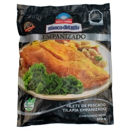 Filete de Pescado Blanco del Nilo Sierra Madre Empanizado y Congelado 500 g