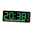 thumbnail image 2 of Reloj Digital LED, regalos con dos alarmas, decoración del hogar, , Reloj de escritorio, reloj de pared para dormitorio, mesa y sala de Número verde, 2 of 8