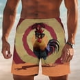 thumbnail image 2 of Pantalones de Cintura Elásticos con Cordón para Hombres, Pantalones de Natación de Playa con Bolsillo Oculto, Pantalones Cortos de Verano Casuales, 2 of 8