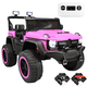 thumbnail image 1 of Montable Eléctrico Camioneta 4x4 para Niños Luz Sonido Bluetooth Control Remoto 12v - Rosa, 1 of 8