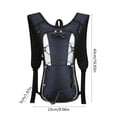 thumbnail image 3 of Mochila de Hidratación para Senderismo, Running y Ciclismo: Depósito de Agua de 2 Litros, Correas Ajustables, Detalles Reflectantes, Bolsillo de Malla y Diseño Ligero de Poliéster para Deportes Al Ai, 3 of 7