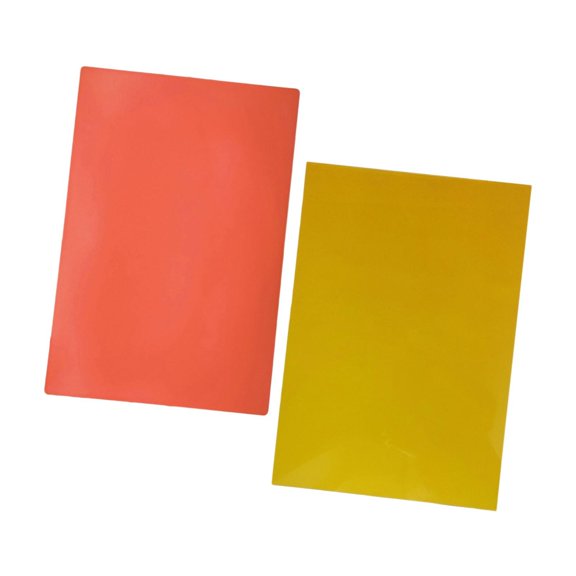 2x Placas de fotopolímero Herramienta de fabricación de tipos de rapas Utilice la creación de artesanías de impresión soluble en agua 7.87 "x 11.81"