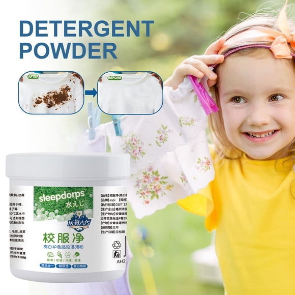 Detergente en polvo eficaz y de fácil limpieza. Elimina fácilmente las manchas de ropa y zapatos. 250 g.