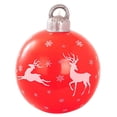 thumbnail image 1 of Xihbxyly Bola Navideña Inflable de 60 Cm para Exteriores, Pvc Resistente, Resistente a La Intemperie, Acabado Vibrante, Ideal para Patio o Porche, con Diseño de Papá Noel o Ladrón Navideño, para Deco, 1 of 2
