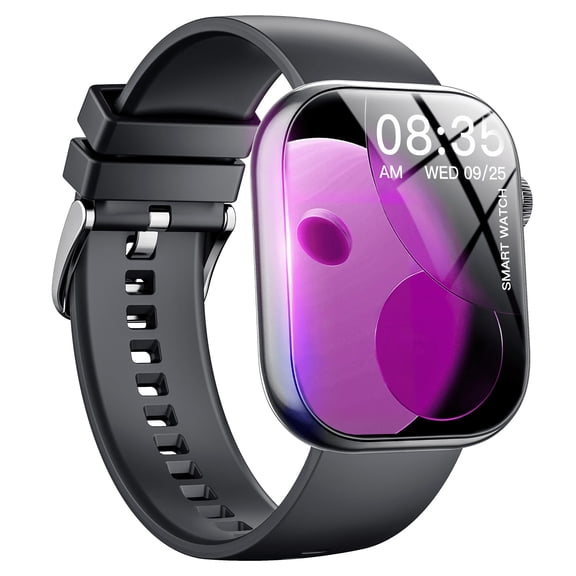 STA Relojes Inteligentes,180+ Modos de Ejercicio,2.01 In Fitness Tracker con Bluetooth Calling,Negro