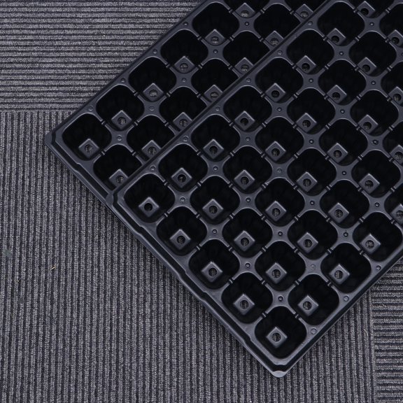 RENACLIPY 5Ud Maceta Para Suculentas Con Agujeros Para Drenaje Y Textura Suave En Color Negro