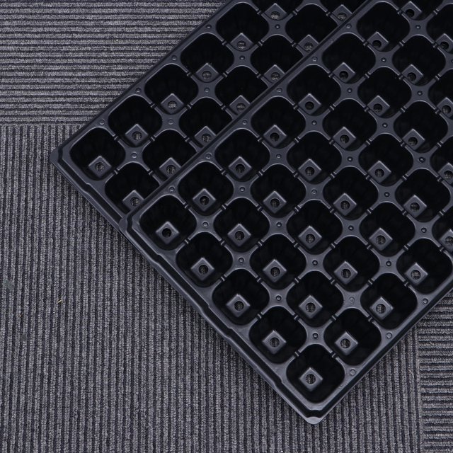 RENACLIPY 5Ud Maceta Para Suculentas Con Agujeros Para Drenaje Y Textura Suave En Color Negro