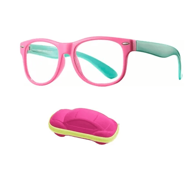 Gafas Para Computadora Con Filtro De Luz Rosa Para Niños