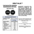 thumbnail image 2 of Cacahuates Great Value asados con sal 454 g, 2 of 3