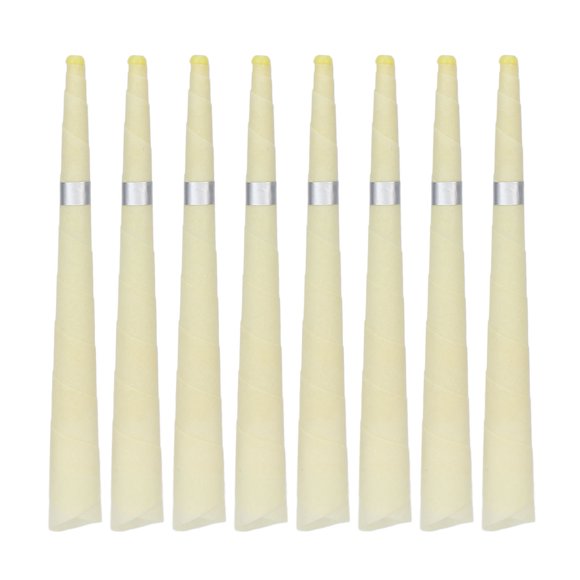 8 velas grandes para eliminar el cerumen, limpiador natural de cera para los oídos.