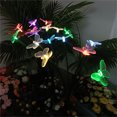 thumbnail image 3 of Guirnalda de luces solares de 6 LED para exteriores, ideal para decorar jardines y patios. Luces impermeables., 3 of 9