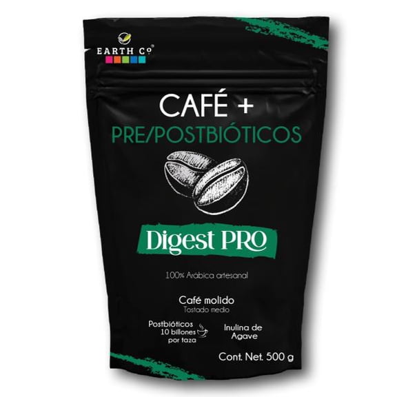Café + PRE/POSTbióticos 500 grs Mólido