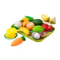 thumbnail image 4 of Comida de juguete para niños, juego de cocina, juego de simulación, cocina, juguete familiar para cortar comida, rol Fruta Vegetal, 4 of 8