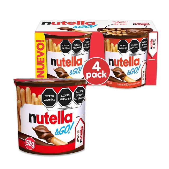 Crema de Avellana con Palito de Pan Nutella & Go 4 pack