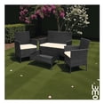 thumbnail image 3 of Sala Para Jardín Exteriores LUMO Tipo Rattan 4 Piezas con Cojines, 3 of 11