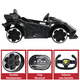 thumbnail image 4 of Montable Eléctrico para Niños Deportivo Lambo Luces Sonido Control Remoto Bluetooth Batería 12v - Negro, 4 of 8
