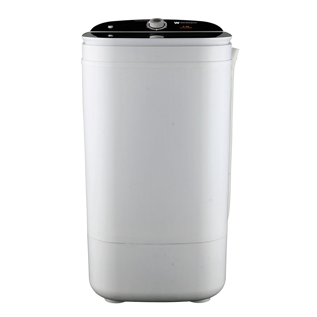 WHITE-WESTINGHOUSE   Secadora Centrífuga Mod. WWCSD1003MG   Capacidad 8 kg, Tapa Abatible de Cristal Templado, Blanco.