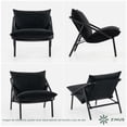 thumbnail image 1 of Silla de Metal Zinus Ada con Cojines de Memory Foam Color Negro, 1 of 6
