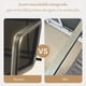 thumbnail image 4 of Zocalo Juego de Muebles de Exterior 3 Piezas, 2 Sillones y Mesa Auxiliar de Acero, Sillas con Tela Transpirable, Resistente al Agua y UV, Set para Jardín, Terraza y Patio, Color Negro, 4 of 10