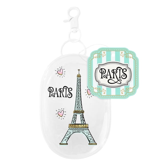 Bolsa Porta Cargador Prichos París Color Blanco de Plástico 1 Pieza