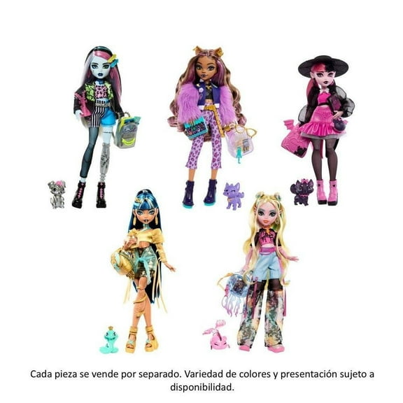 Muñeca Monster High Looks Monstruosos Sorpres. Varios Modelos 1 pieza
