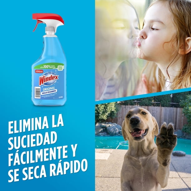 Imagen 4 de Limpiador Líquido para Vidrios y Superficies Windex Original 640 ml