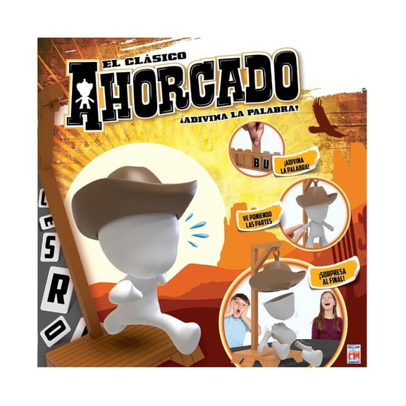 Juego de Mesa Fotorama Ahorcado Charro del Viejo Oeste