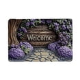 thumbnail image 2 of Alfombra de Entrada, Diseño Floral, Tapete para Interior y Exterior con Respaldo Antideslizante, 50x80cm para Pasillo, Cocina, Entrada, 2 of 6