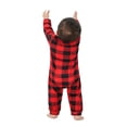 thumbnail image 3 of Qarigey Pijamas navideños a juego para la familia, ropa de dormir a cuadros, ropa de dormir de manga larga para vacaciones de Navidad, ropa de casa Pijama Bebé 3-6M, 3 of 6