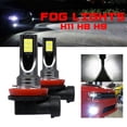 thumbnail image 3 of 4 Piezas Coche H11 H8 H9 COB 60W 6000K LED Faros Antiniebla Bombillas Reemplazao Juego HalóGeno Luz Blanca Clara, 3 of 5