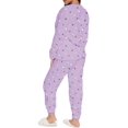thumbnail image 3 of Conjunto de Pijama para Mujer Shendy Vendy Manga Larga Cuello Redondo con Estampado Transpirable, 3 of 4