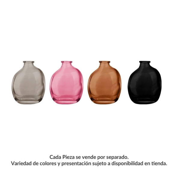 Florero Prichos de Vidrio Chico Varios Modelos Multicolor 1 Pieza