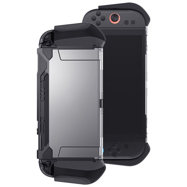 Funda protectora transparente híbrida de TPU y PC para la consola Nintendo Switch 2