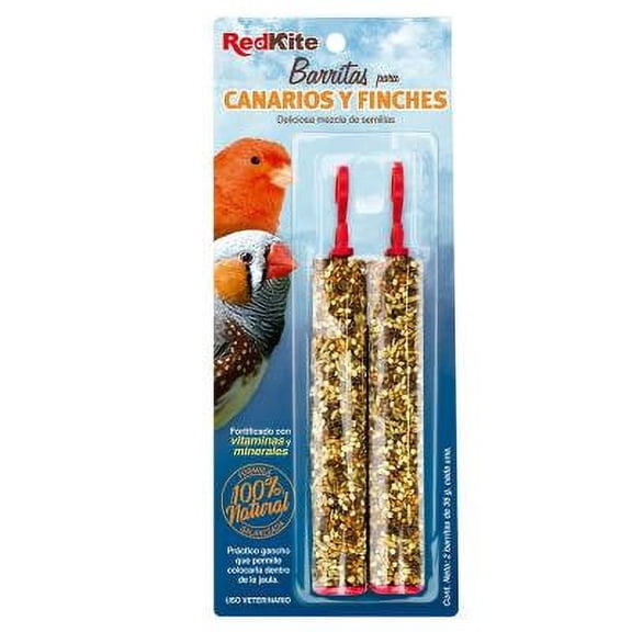 Barritas de Semillas Redkite para Canarios y Finches 2 Pzas