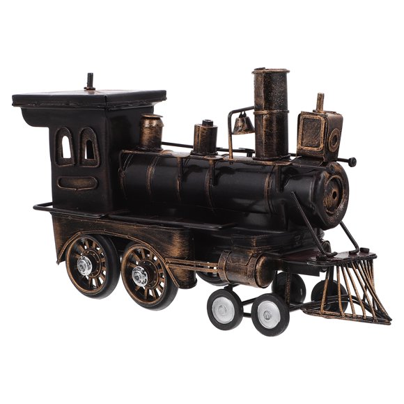 1 modelo de locomotora, adorno para escritorio, manualidades, simulación de locomotora, decoración.