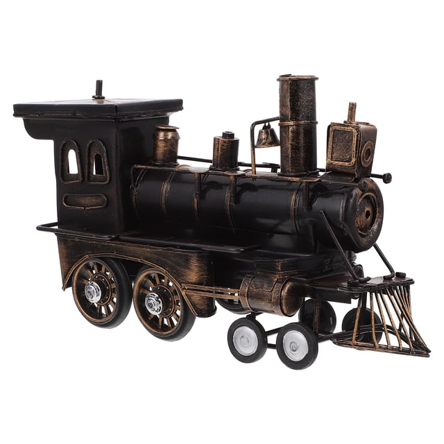 1 modelo de locomotora, adorno para escritorio, manualidades, simulación de locomotora, decoración.
