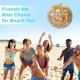 thumbnail image 5 of PVC Inflatable Beach Balls Glitter Transparent Beach Balls Water Play Toy Outdoor Floating Sports Balls, 5 of 9